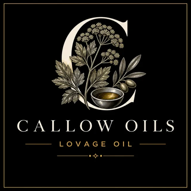 Lovage Oil label